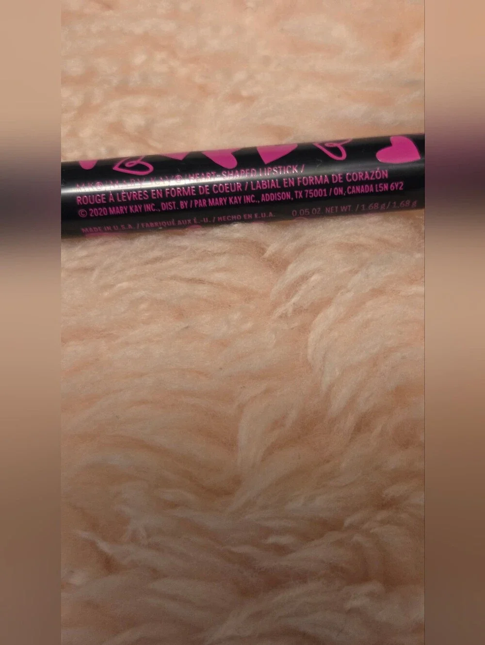 NIB Mary Kay Limited Edition Heart Shaped Lipstick Courageous Pink 179763 0.05oz